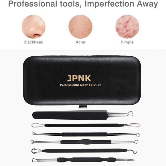 Blackhead Remover Tool Comedones Extractor Acne Removal Kit for Blemish, Whitehe - Picture 3 of 5